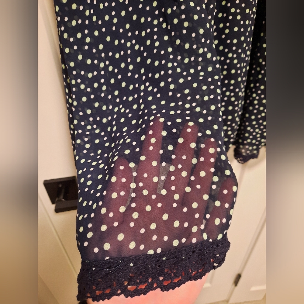 Polka Dot Ruffle Dress - Picture 6 of 11